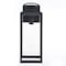 Vaxcel Kinzie 1 Light Dusk to Dawn Black Outdoor Wall Lantern Clear Glass T0645 - alternate 5